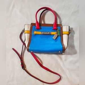 Coach Swagger 21 Rainbow Crossbody